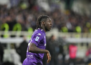 Moise Kean, protagonista in chiaroscuro dell'andata dei playoff di Conference con la Fiorentina