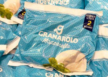 Mozzarella Granarolo, ritirati 5 lotti per rischio contaminazione metallica