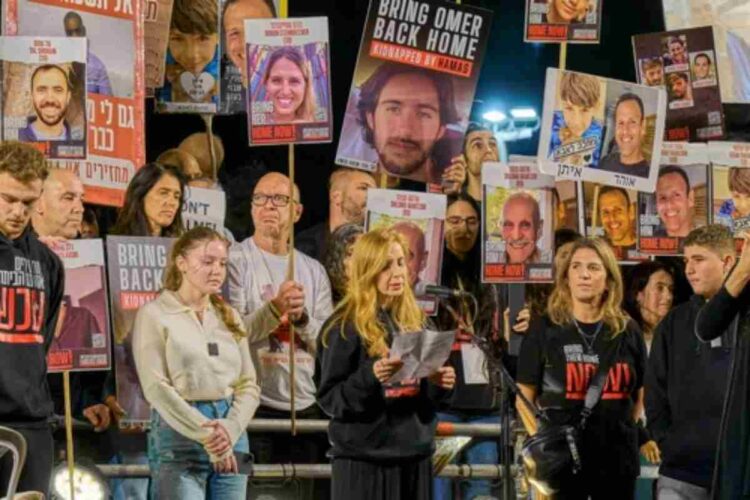 Proteste delle famiglie degli ostaggi in Israele