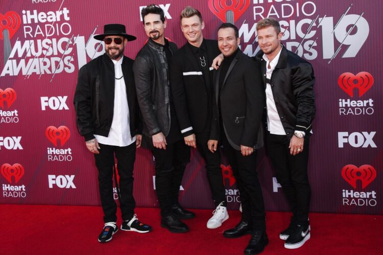 I Backstreet Boys agli iHeartRadio Music Awards nel 2019