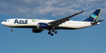 Un aereo di Azul, compagnia aerea del Brasile