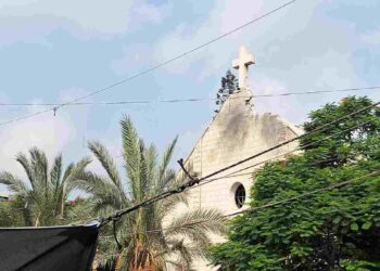 Una chiesa cattolica a Gaza