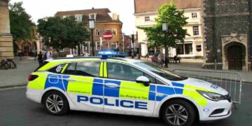 Una vettura della Polizia del Regno Unito