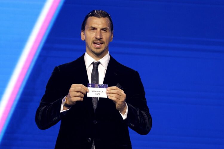 Zlatan Ibrahimovic nei sorteggi per la Champions League