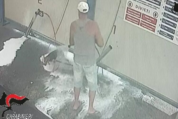 57enne lava il proprio cane all'autolavaggio