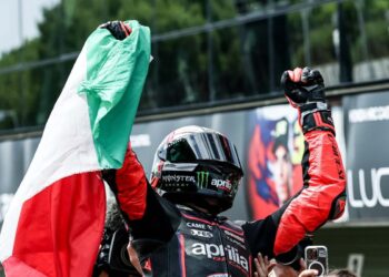 Il pilota di MotoGP Marco Bezzecchi