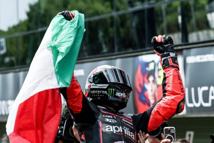 Il pilota di MotoGP Marco Bezzecchi