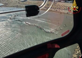 La spiaggia dov'è stato ritrovato Carlo Panizzo