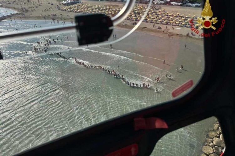 La spiaggia dov'è stato ritrovato Carlo Panizzo