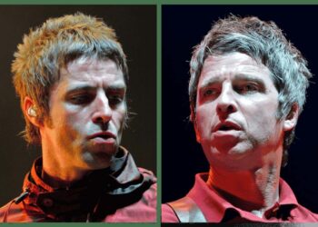 Il duo britannico Oasis, composto da Liam e Noel Gallagher