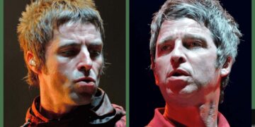 Il duo britannico Oasis, composto da Liam e Noel Gallagher