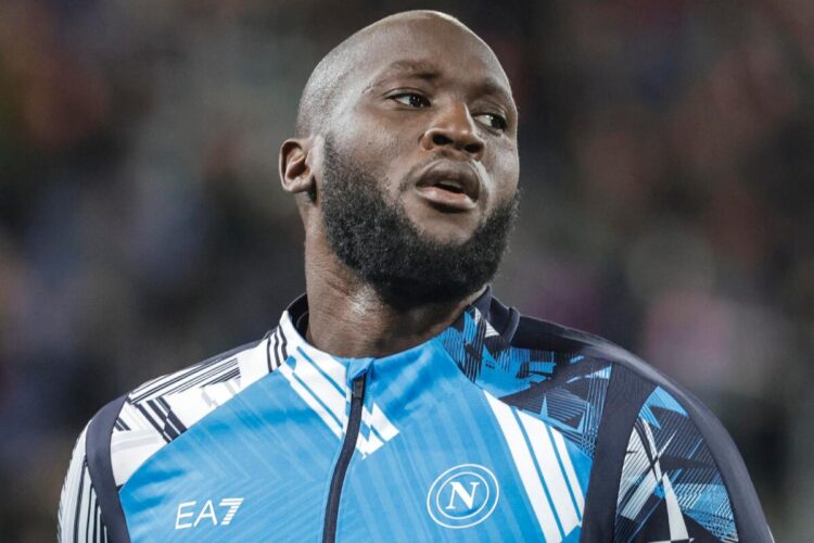 Un primo piano di Romelu Lukaku