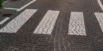 Delle strisce pedonali