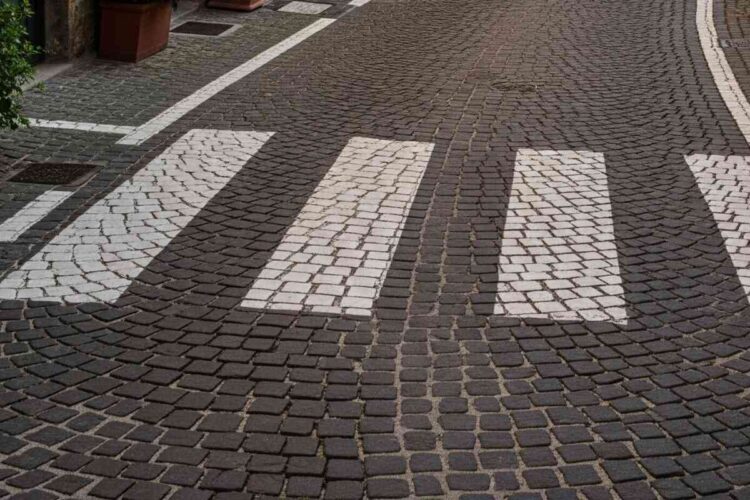 Delle strisce pedonali