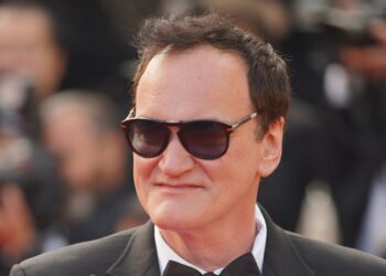 Un primo piano di Quentin Tarantino