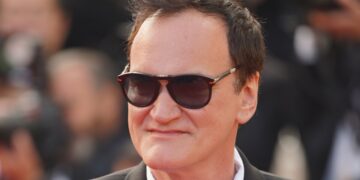 Un primo piano di Quentin Tarantino