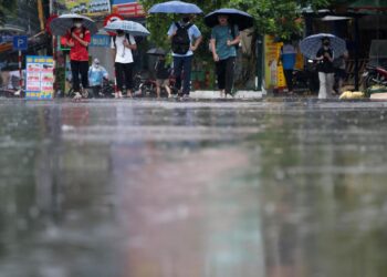 Il tifone Kajiki che ha colpito il Vietnam