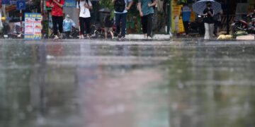 Il tifone Kajiki che ha colpito il Vietnam