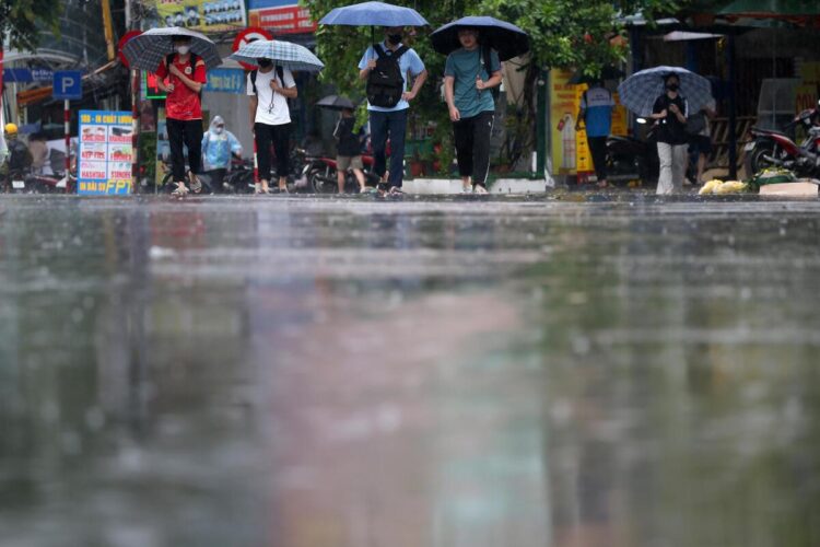 Il tifone Kajiki che ha colpito il Vietnam