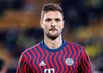 Un primo piano del portiere del Bayern Monaco Sven Ulreich