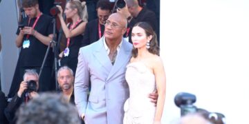 Dwayne Johnson ed Emily Blunt a Venezia presentano The Smashing Machine