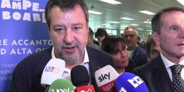 Il leader della Lega, Matteo Salvini