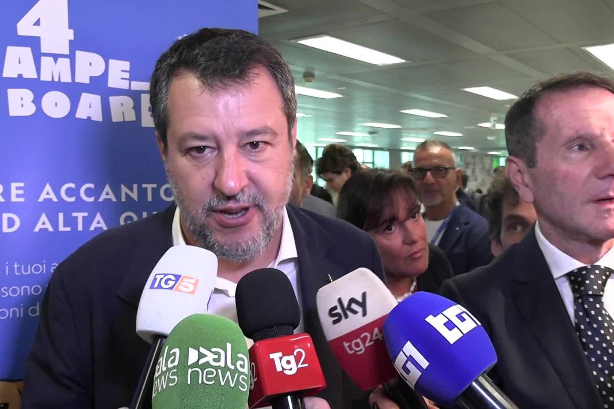 Il leader della Lega, Matteo Salvini