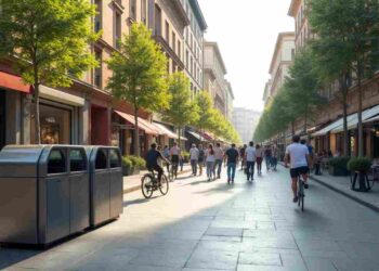 Milano, 60 nuovi cestini intelligenti potenziano la raccolta rifiuti in città