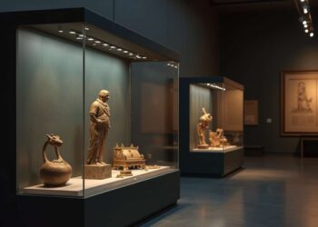 Furto al Museo di Parigi, sala di un museo