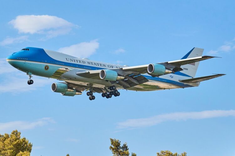 Un'immagine dell'Air Force One