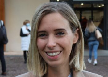 Un primo piano di Carolina Cucinelli