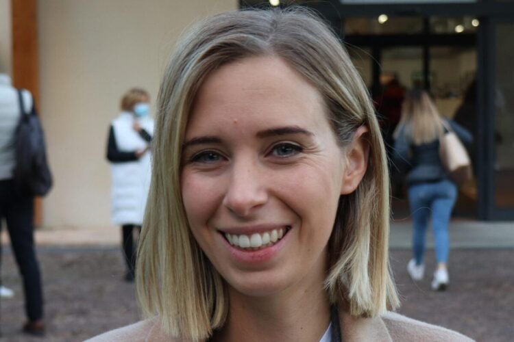 Un primo piano di Carolina Cucinelli