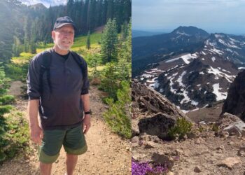 Chuck Norris sale il Lassen Peak a 85 anni@INSTAGRAM