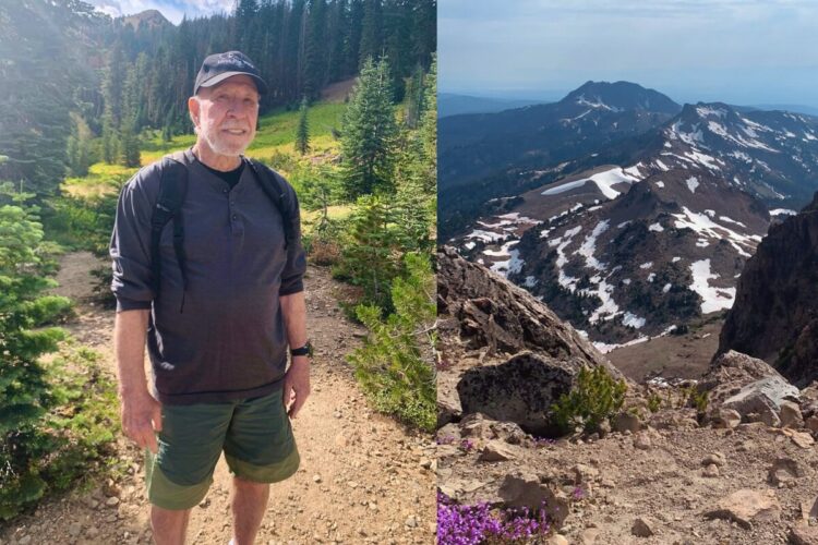 Chuck Norris sale il Lassen Peak a 85 anni@INSTAGRAM