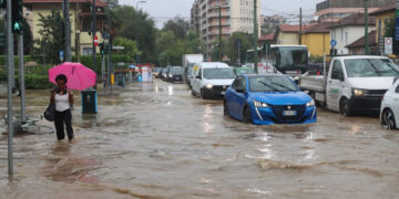 Esondazione del fiume Seveso in zona Testi e Isola, Milano, 22 settembre 2025@ANSA