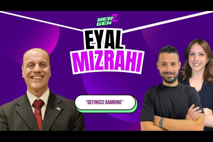 Eyal Mizrahi intervistato da Andrea e Alessandra nel corso della trasmissione Newzgen in onda sul canale Twitch e YouTube di alanews