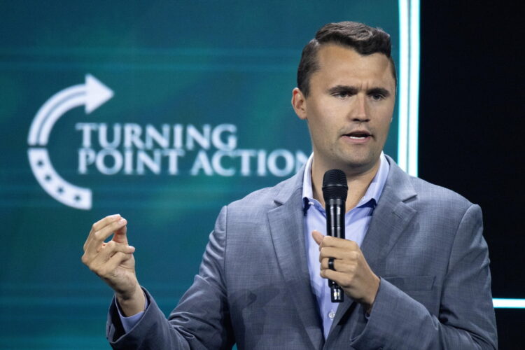 Founder and President of Turning Point Action, Charlie Kirk@ANSA