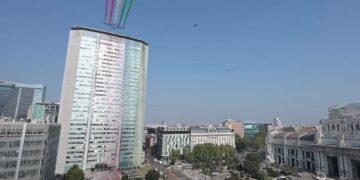 Frecce Tricolori su Milano