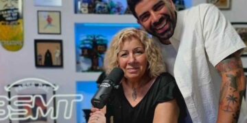 Gianluca Gazzoli con la mamma