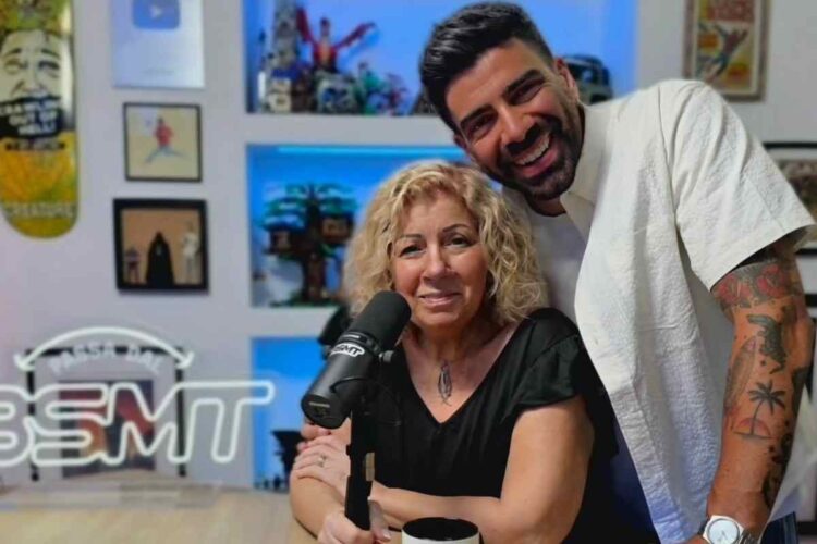 Gianluca Gazzoli con la mamma