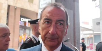 Un primo piano di Giuseppe Sala