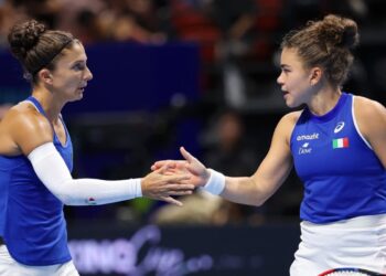 Il doppio decisivo composto da Sara Errani e Jasmine Paolini che porta l'Italia in finale della Billie Jean King Cup