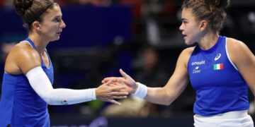 Il doppio decisivo composto da Sara Errani e Jasmine Paolini che porta l'Italia in finale della Billie Jean King Cup