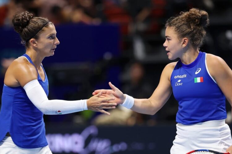 Il doppio decisivo composto da Sara Errani e Jasmine Paolini che porta l'Italia in finale della Billie Jean King Cup
