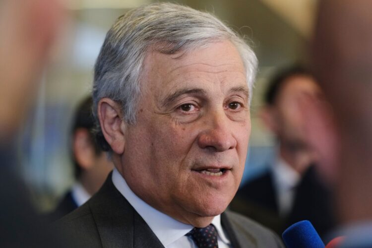 Il ministro degli Esteri Antonio Tajani