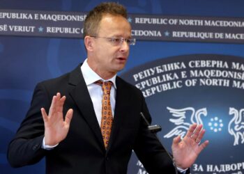 Il ministro degli esteri dell'Ungheria Péter Szijjártó