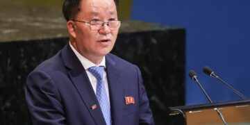 Il viceministro degli Esteri nordcoreano, Kim Son-gyong