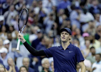 Jannik-Sinner-of-Italy-celebrates-his-victory-against-Alexander-Bublik@ANSA