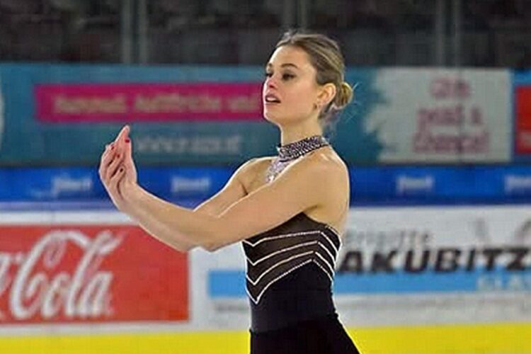 Julia Marie Gaiser, 24enne promessa del pattinaggio artistico@ANSA