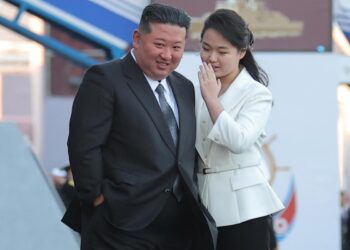 Kim Jong-un e sua figlia Kim Ju-ae